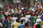 Tres heridos en el encierro de los disfraces.