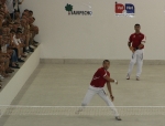 Gran éxito de público y de juego en la inauguración del trinquet.