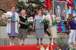 Las peñas muestran su devoción a la patrona