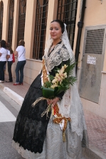 Las peñas muestran su devoción a la patrona