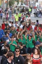 El sopar de pa i porta y los toros llenan las fiestas del Roser