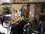 La Romería, acto central, del día grande de las Fiestas Patronales de la Sagrada Familia y Santísimo Cristo
