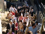 La Romería, acto central, del día grande de las Fiestas Patronales de la Sagrada Familia y Santísimo Cristo