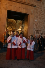 Multitudinaria procesión al Santísimo Cristo del Calvario