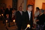 Multitudinaria procesión al Santísimo Cristo del Calvario