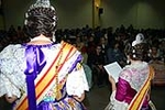 Emotiva despedida de Sara Bodí y Ana Tejedo, reinas falleras de 2009.