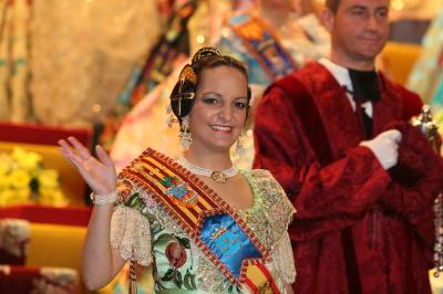 Solemne exaltacin de Sara Ros, como reina fallera de Burriana de 2010.