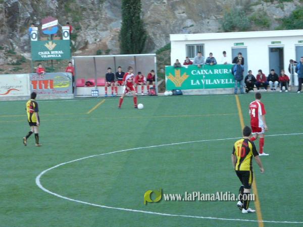 El Vilavella B empata contra el Alfondeguilla en La Cantera (1-1)