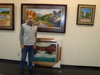 Jorge Carbonell expone sus pinturas en el Palau de Vivel