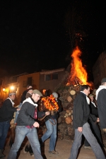 Borriol vive Sant Antoni con la hoguera y la procesión