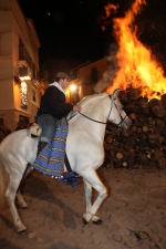 Borriol vive Sant Antoni con la hoguera y la procesión