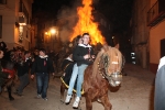 Borriol vive Sant Antoni con la hoguera y la procesión