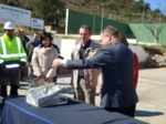 Alejandro Font de Mora coloca la primera piedra del nuevo colegio La Cova