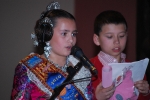 Pleitesia a la reina fallera Infantil