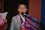Pleitesia a la reina fallera Infantil
