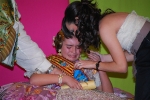 Pleitesia a la reina fallera Infantil