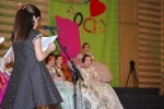 Pleitesia a la reina fallera Infantil