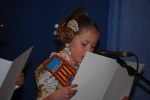Pleitesia a la reina fallera Infantil