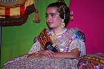 Pleitesia a la reina fallera Infantil