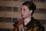 Pleitesia a la reina fallera Infantil