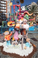 Monumentos falleros 2010. 
