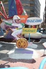 Monumentos falleros 2010. 