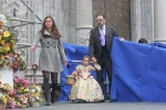 La lluvia estuvo a punto de aguar la ofrenda