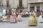 La lluvia estuvo a punto de aguar la ofrenda