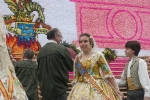 La lluvia estuvo a punto de aguar la ofrenda