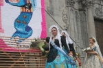 La lluvia estuvo a punto de aguar la ofrenda