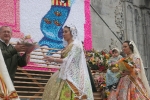 La lluvia estuvo a punto de aguar la ofrenda
