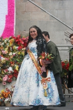 La lluvia estuvo a punto de aguar la ofrenda