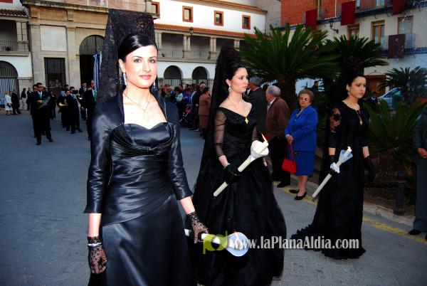 Procesión de las Camareras de la Mare de Déu de la Soledat. 