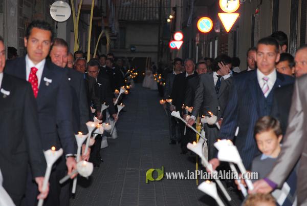 Procesión de las Camareras de la Mare de Déu de la Soledat. 