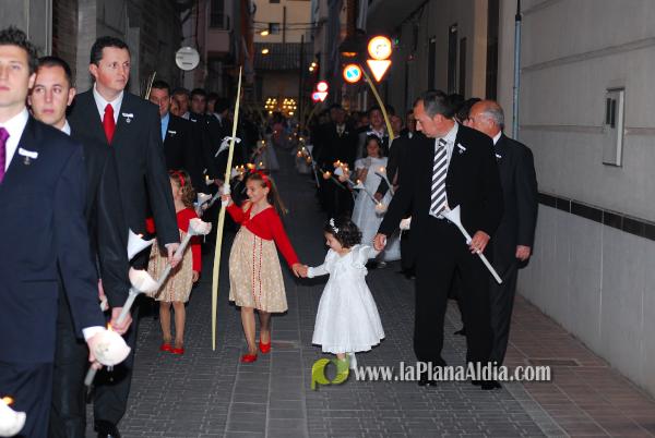 Procesión de las Camareras de la Mare de Déu de la Soledat. 