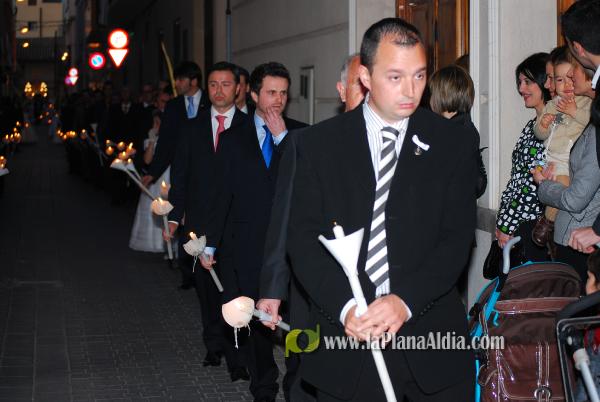 Procesión de las Camareras de la Mare de Déu de la Soledat. 