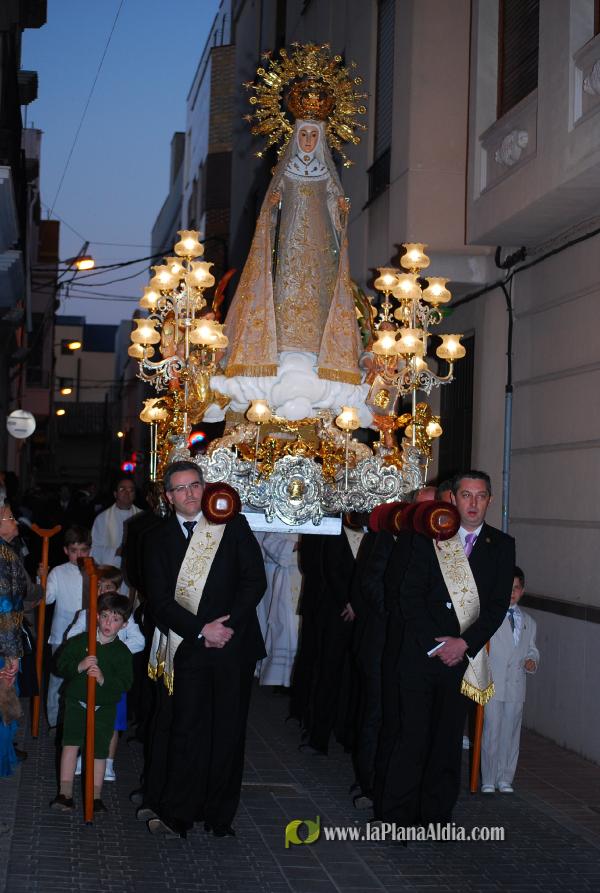 Procesión de las Camareras de la Mare de Déu de la Soledat. 