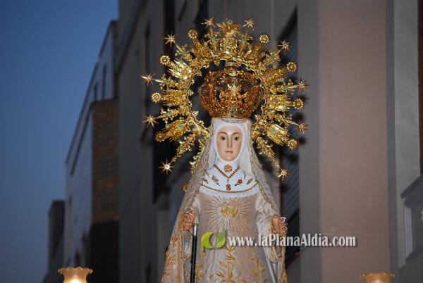 Procesión de las Camareras de la Mare de Déu de la Soledat. 