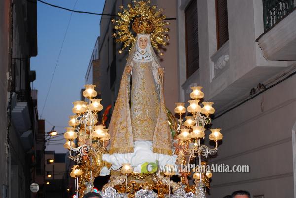 Procesión de las Camareras de la Mare de Déu de la Soledat. 