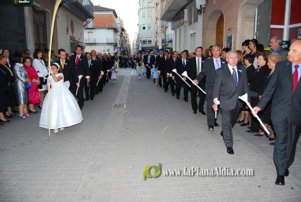 Procesión de las Camareras de la Mare de Déu de la Soledat. 