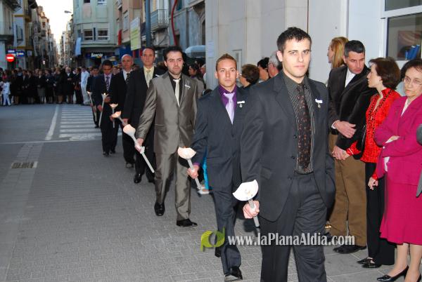 Procesión de las Camareras de la Mare de Déu de la Soledat. 