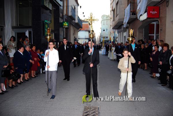 Procesión de las Camareras de la Mare de Déu de la Soledat. 