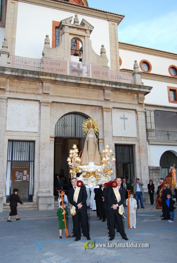 Procesión de las Camareras de la Mare de Déu de la Soledat. 