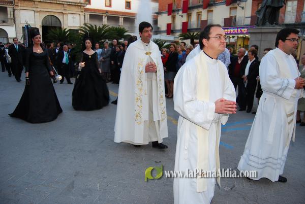 Procesión de las Camareras de la Mare de Déu de la Soledat. 