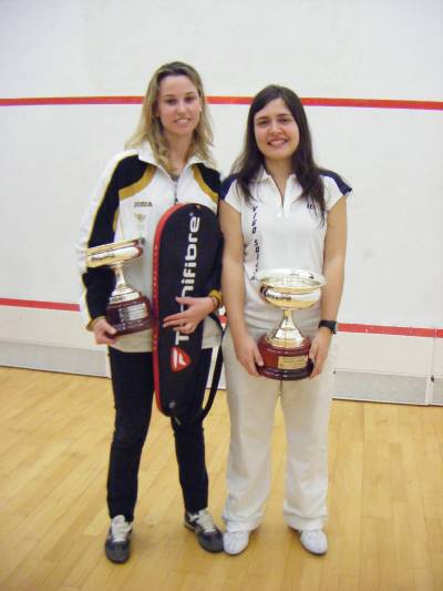 Margaux Moros y Álex Garbí, subcampeones de España de squash