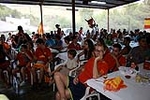 Celebran el triunfo de la \'roja\' en las piscina