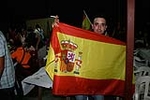 Celebran el triunfo de la \'roja\' en las piscina