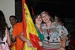 Celebran el triunfo de la \'roja\' en las piscina