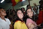 Celebran el triunfo de la \'roja\' en las piscina