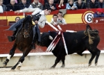 Tarde de trofeos en la corrida de rejones